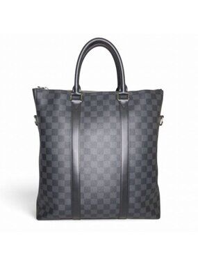Louis Vuitton Damier Graphite Anton Tote Bag Black